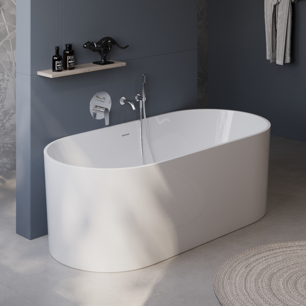 Изображение товара Отдельностоящая ванна Belbagno BB705-1700-800 акрил 170x79.9см Изображение товара Отдельностоящая ванна Belbagno BB705-1700-800 акрил 170x79.9см