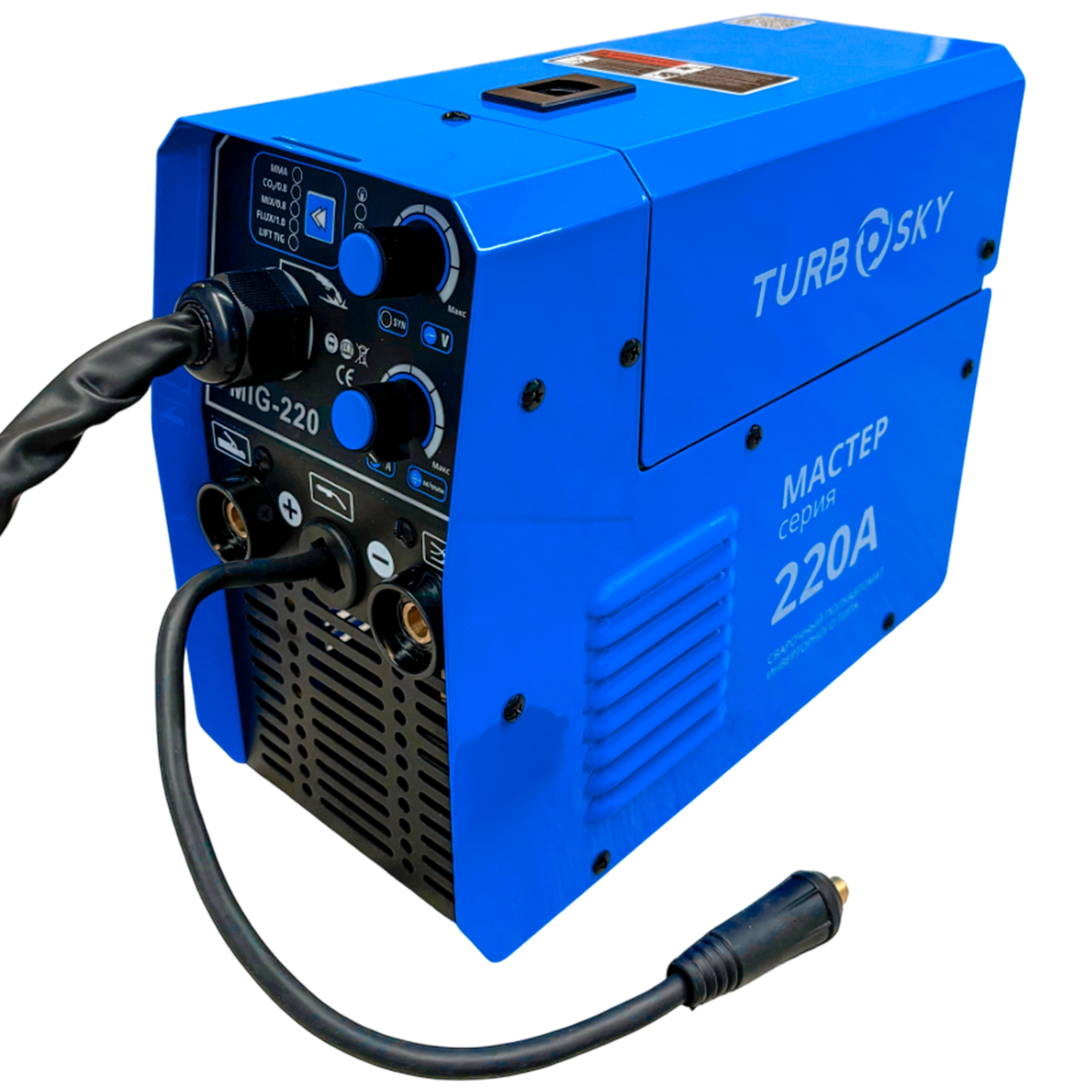 Изображение товара Сварочный полуавтомат инверторный Turbosky MIG-220А Мастер, 220 А, до 1