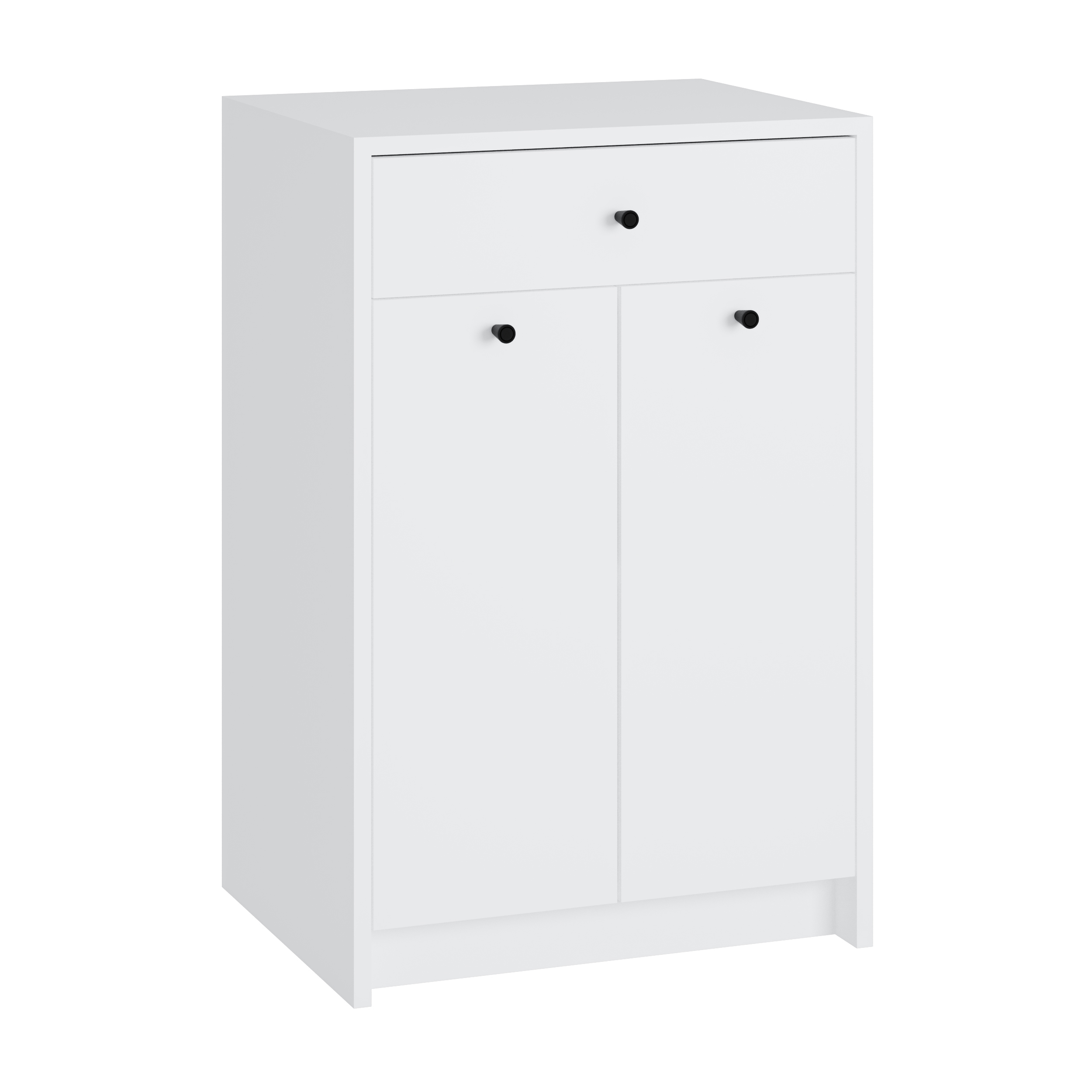 Изображение товара Комод АТМОСФЕРА Комод Лайт Белый 50x40x76 см с 1 ящиком