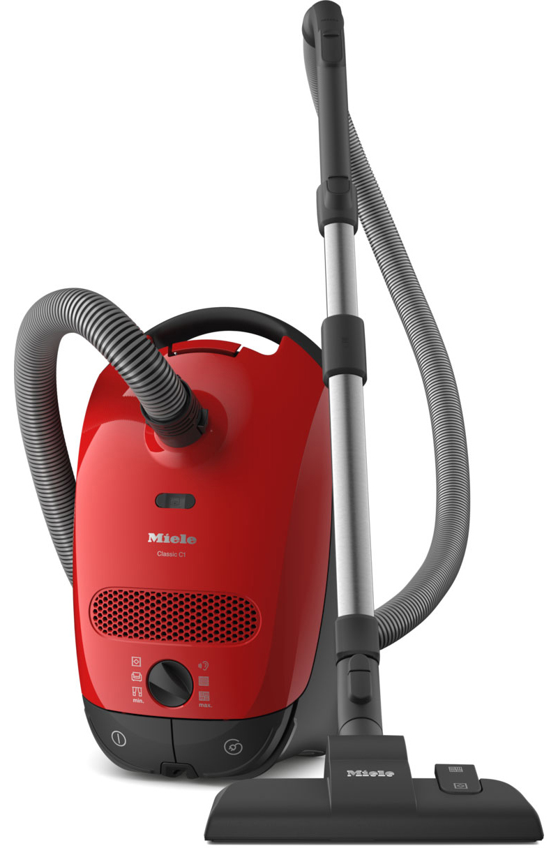 Изображение товара Пылесос с пылесборником Miele Classic c1 power line autumn red 800 Вт 4.5 л цвет красный