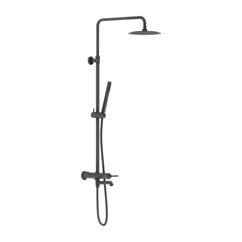 Изображение товара Душевая стойка Damixa Scandinavian pure 936740300_7214 1 режимная цвет черный