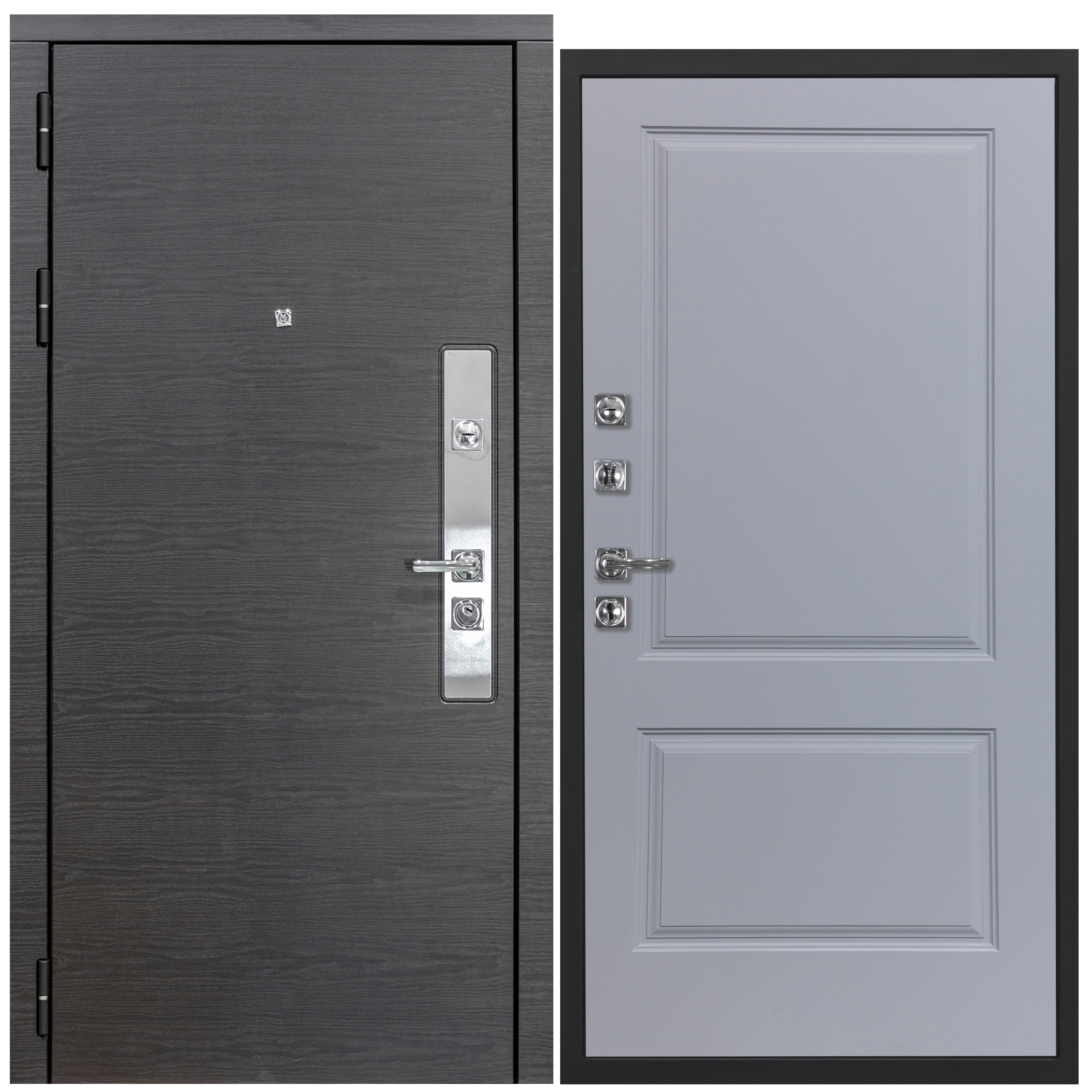 Изображение товара Входная дверь Diva ДХ-39 205x86см левый венге/Д7 силк маус