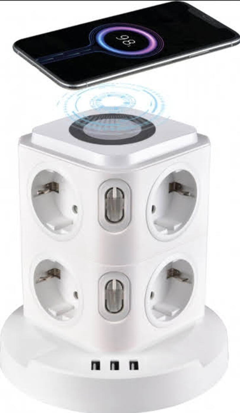 Изображение товара Удлинитель бытовой LOGAN inc WS8-2 8 розеток USB 3 порта 2 м