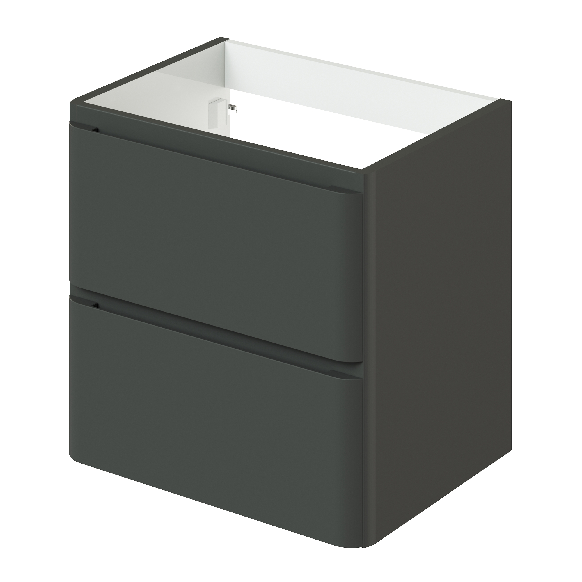Изображение товара Тумба под раковину Итана Roberto 4657784358320 подвесная 59.20см цвет графит