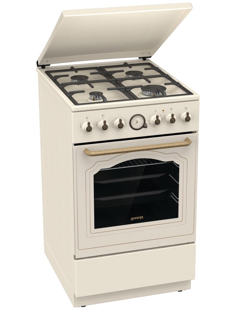 Изображение товара Газовая плита с духовкой Gorenje 740574 50.2x85.2x59.6 см бежевый