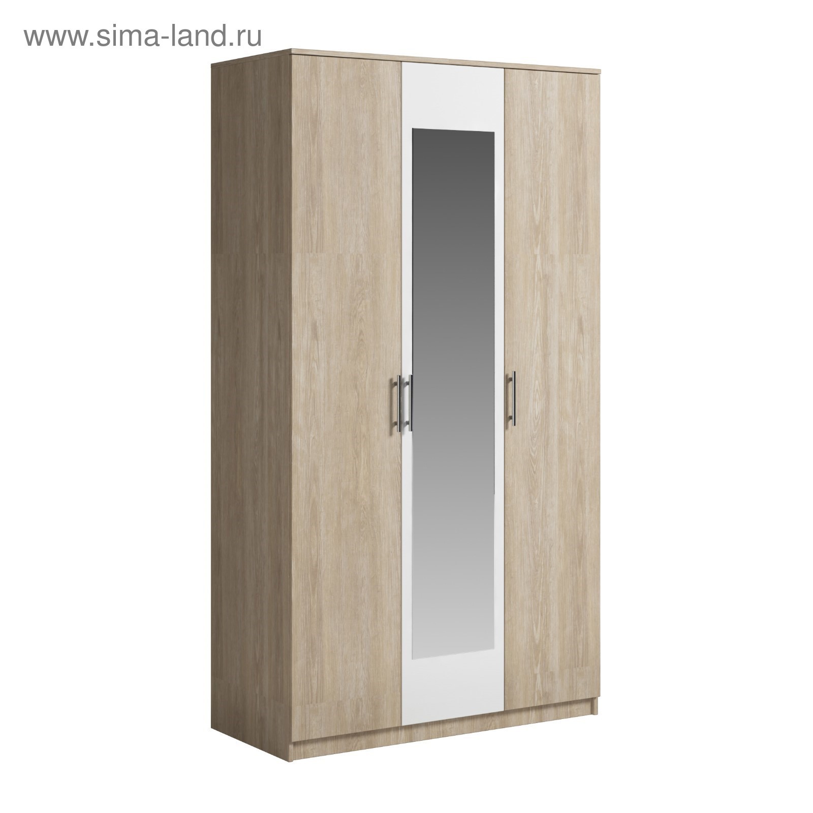 Изображение товара Шкаф распашной Клик мебель Светлана 120x207x54 см ЛДСП цвет дуб