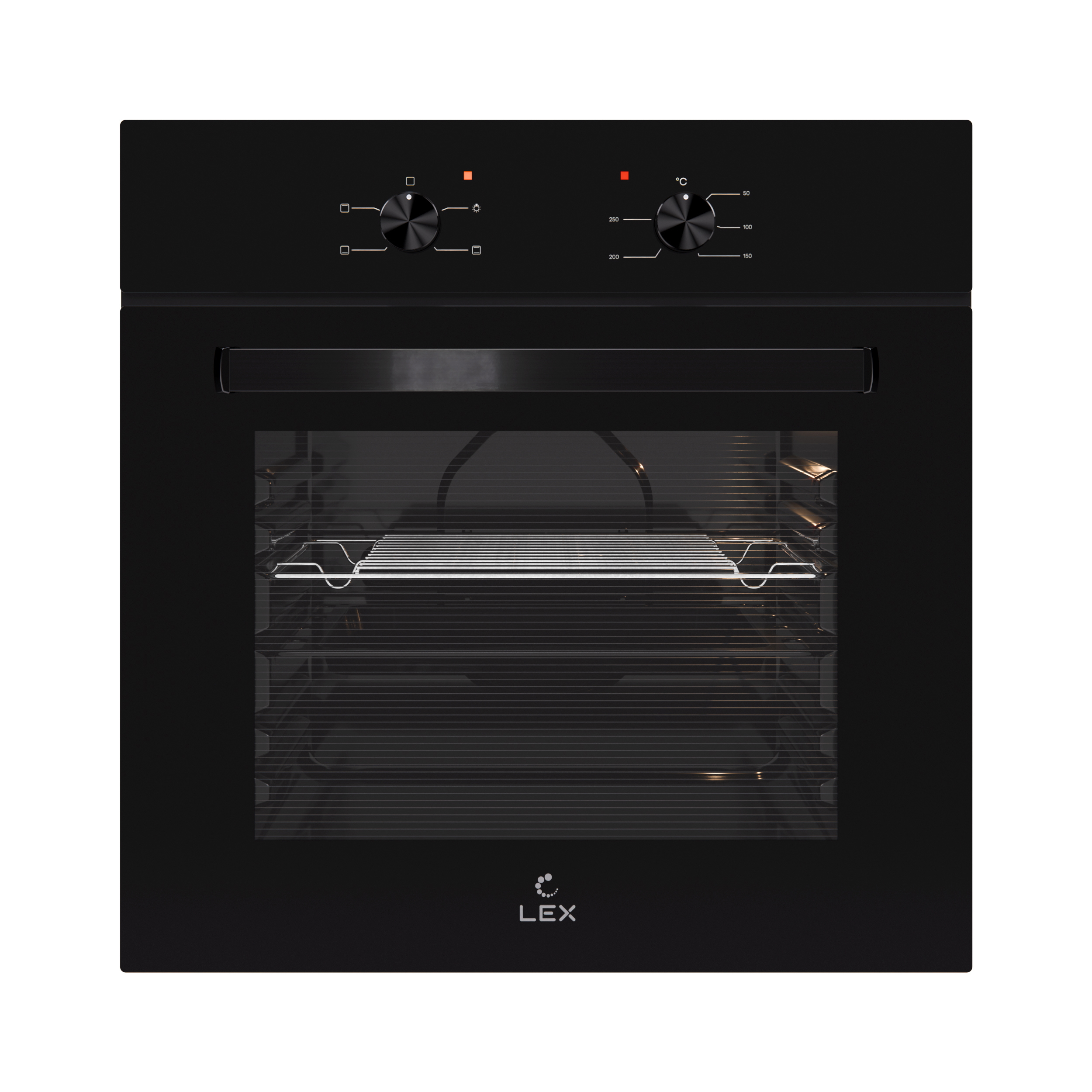 Изображение товара Электрический духовой шкаф Lex EDM 040 BBL 59.5х59.5х53 см цвет черный