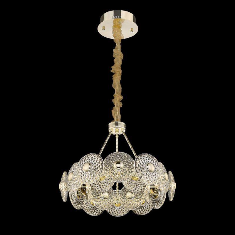 Изображение товара Люстра подвесная светодиодная Wertmark PAMELA WE160.18.303 2.3 м² теплый белый свет