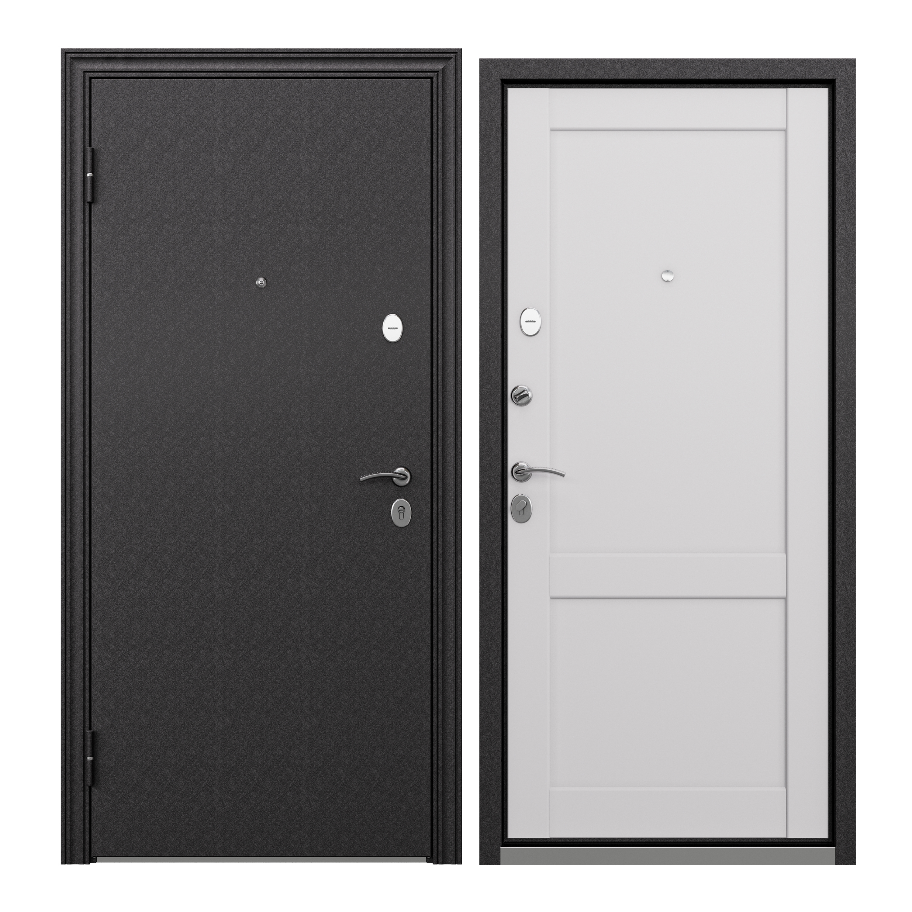 Изображение товара Входная дверь Torex Flat-L левый 205x86см цвет Stipple Weiss