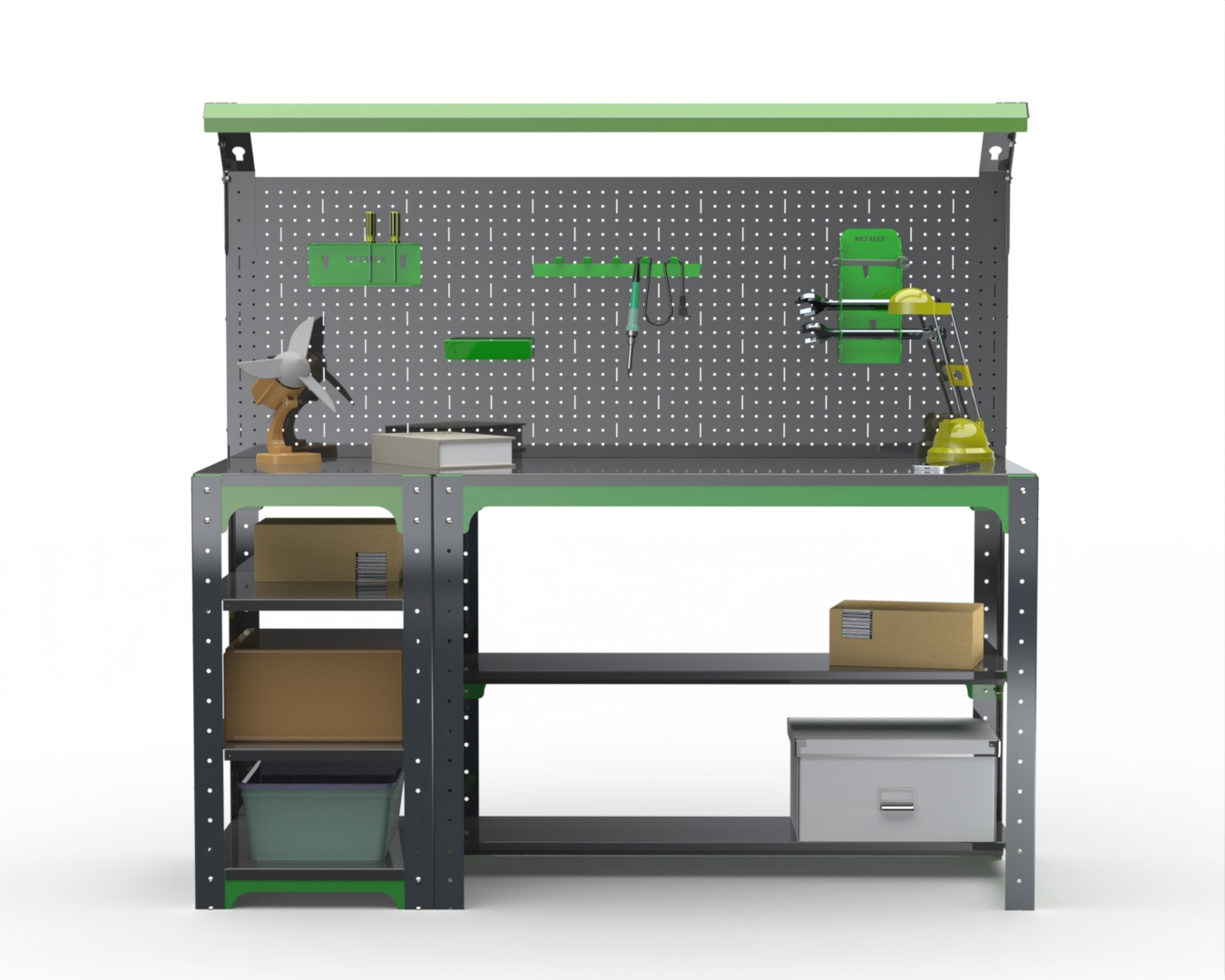 Изображение товара Стол металлический Metalex 201147, максимальная нагрузка 260 кг