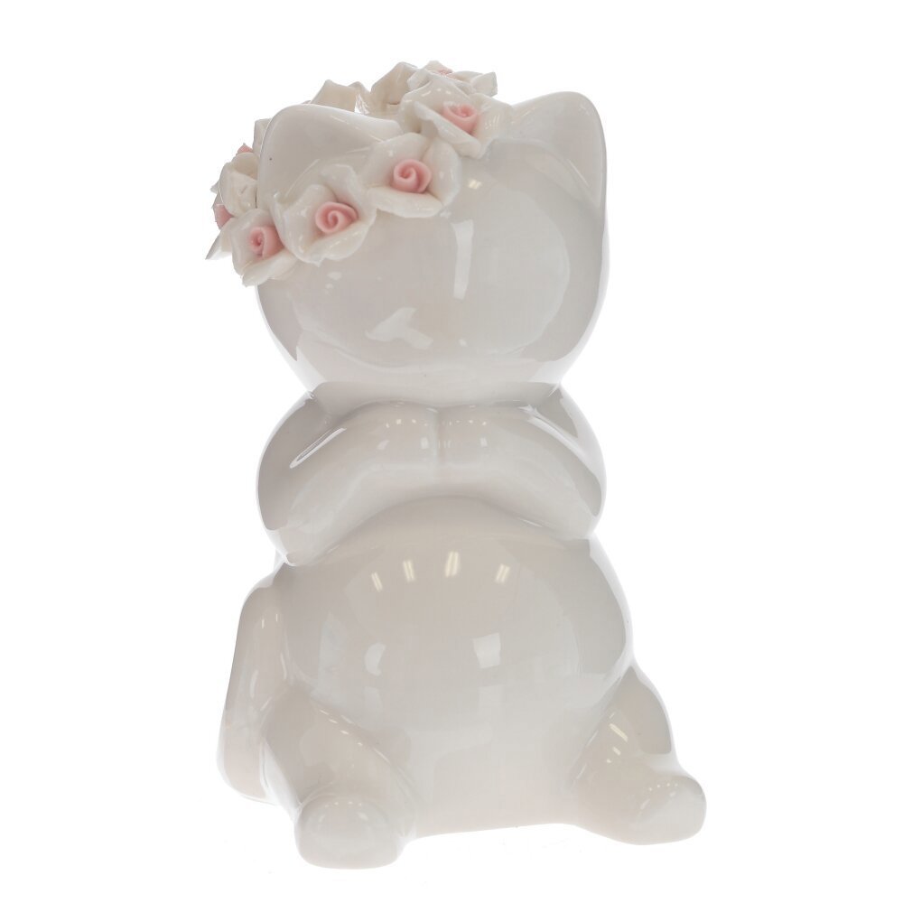 Изображение товара Декоративная фигурка кота из фарфора 11x6 см