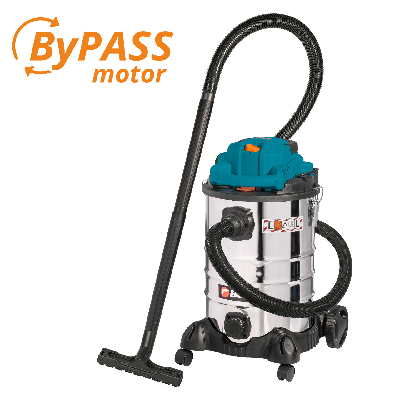 Изображение товара Пылесос строительный Bort BSS-1230-DUO 1200 Вт, 30 л