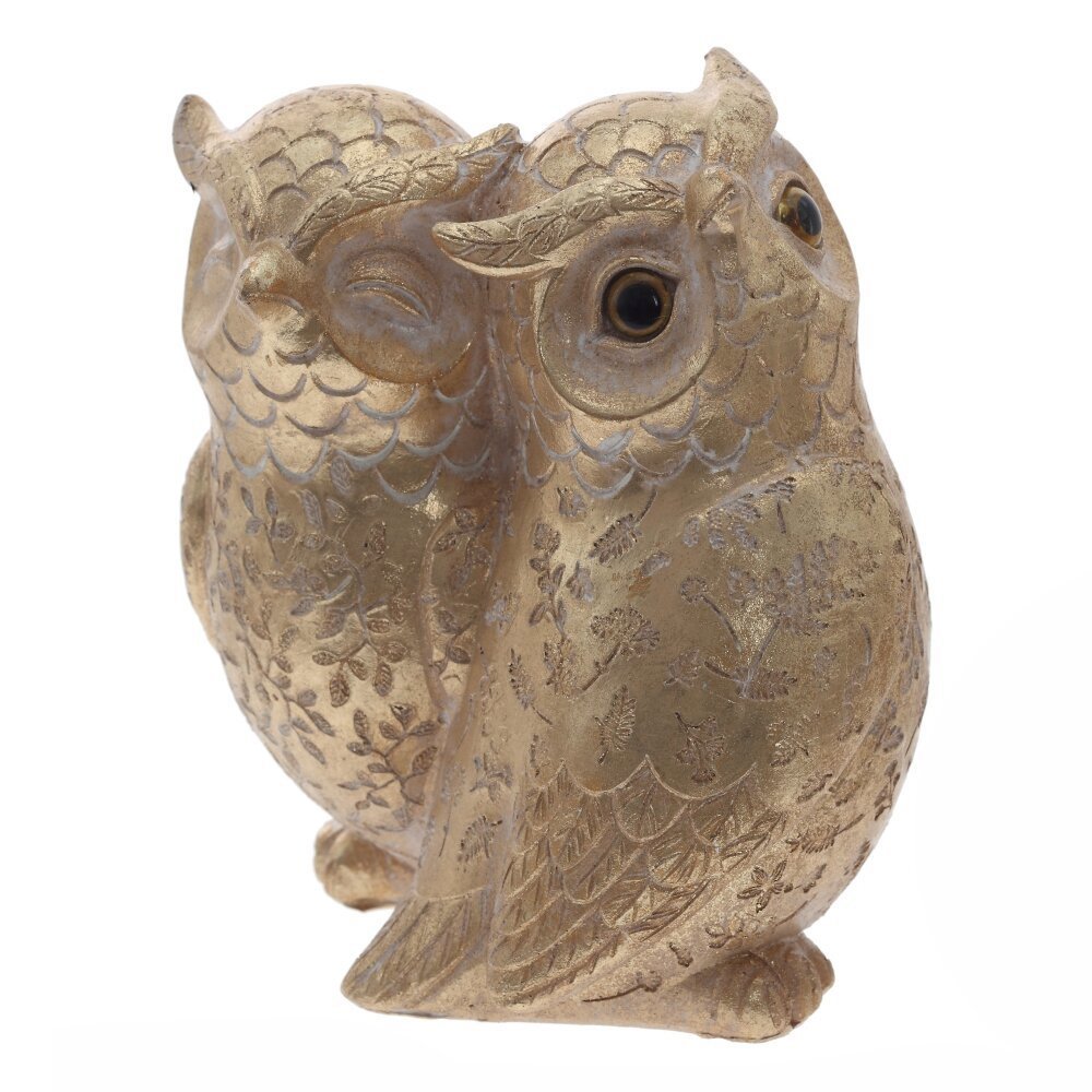 Изображение товара Декоративная фигура Сова Золотая 16 см