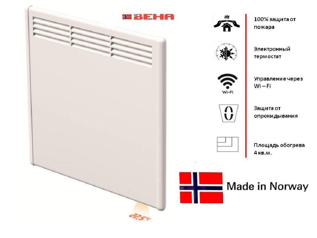 Изображение товара Электрический конвектор Beha PV 4 Wi-Fi 810418 400 Вт с управлением через приложение