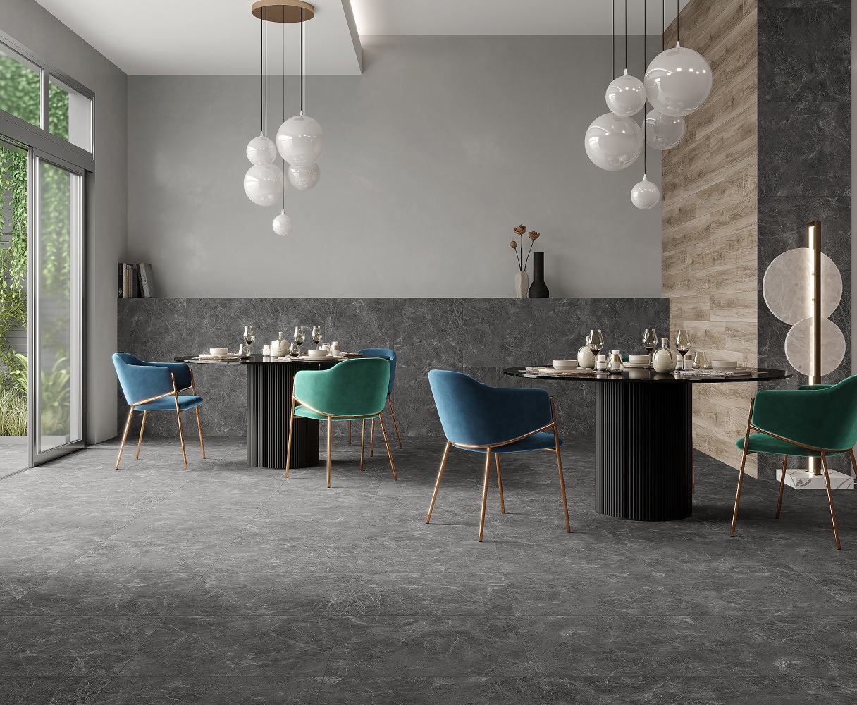 Изображение товара Керамогранит Laparet Runa Nero графитовый x9999293170 60x120см 1.44 м² цвет графит, цена за упаковку