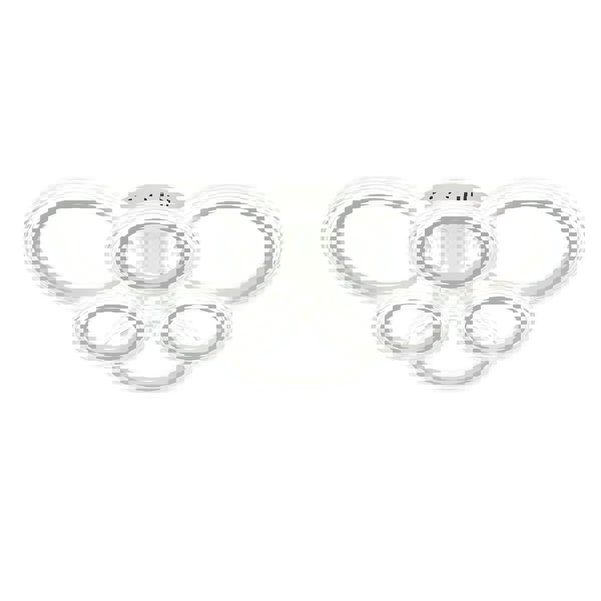 Изображение товара Люстра потолочная светодиодная Escada Avani 10258/6LED белая с пультом 23 м²