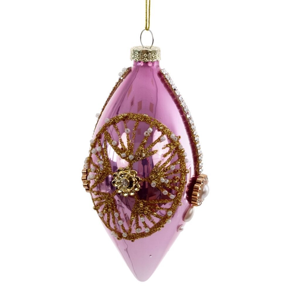 Изображение товара Елочная игрушка 809445 14 см x 7 см розовый