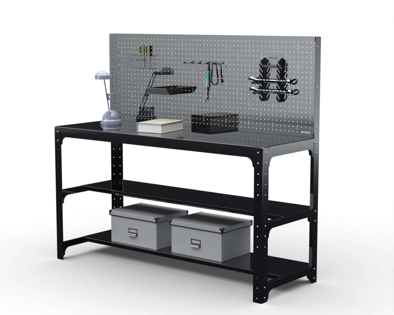 Изображение товара Стол металлический Metalex 201555, максимальная нагрузка 260 кг