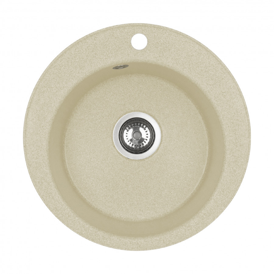 Изображение товара Мойка для кухни Aquaton Шелли 50x50 см искусственный камень с антикарбоборным покрытием