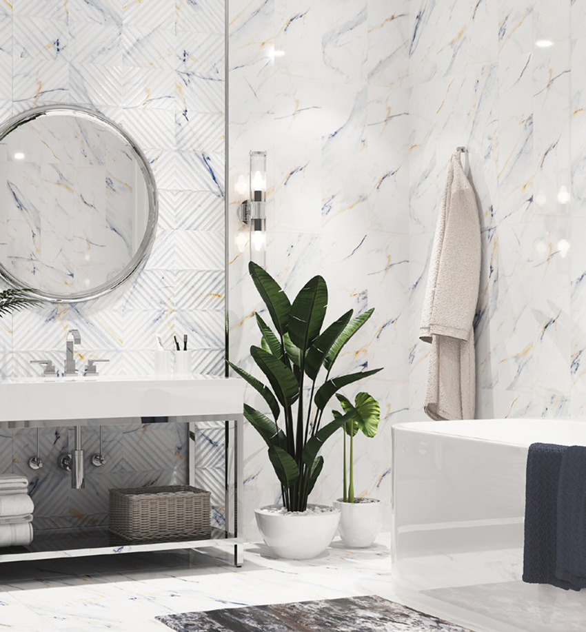 Изображение товара Плитка Eletto ceramica 509131101 24.2x70см 1.19 м² цвет разноцветный, цена за упаковку