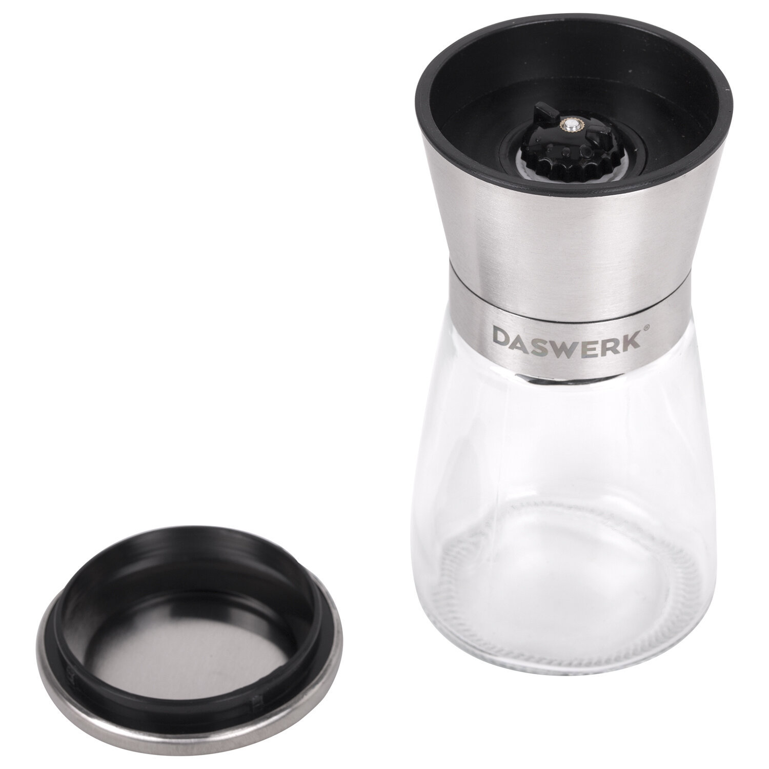 Изображение товара Мельница для перца DASWERK 456628 стекло сталь регулировка помола