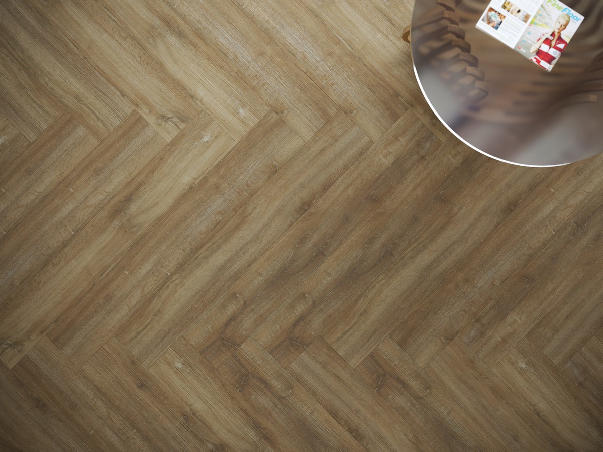 Изображение товара LVT Плитка Fine Floor FF-GEAR Дуб Ассен 42 класс влагостойкая замковая на основе ПВХ