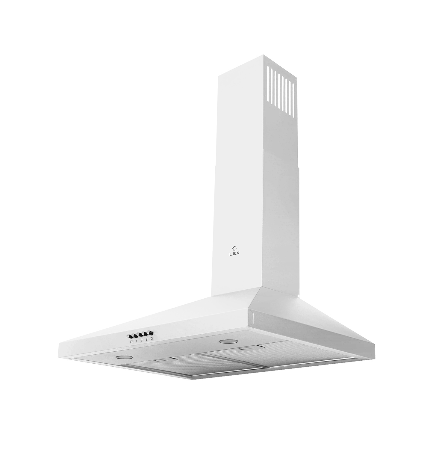 Изображение товара Наклонная кухонная вытяжка Lex TRFE000031 60 см белый дизайн