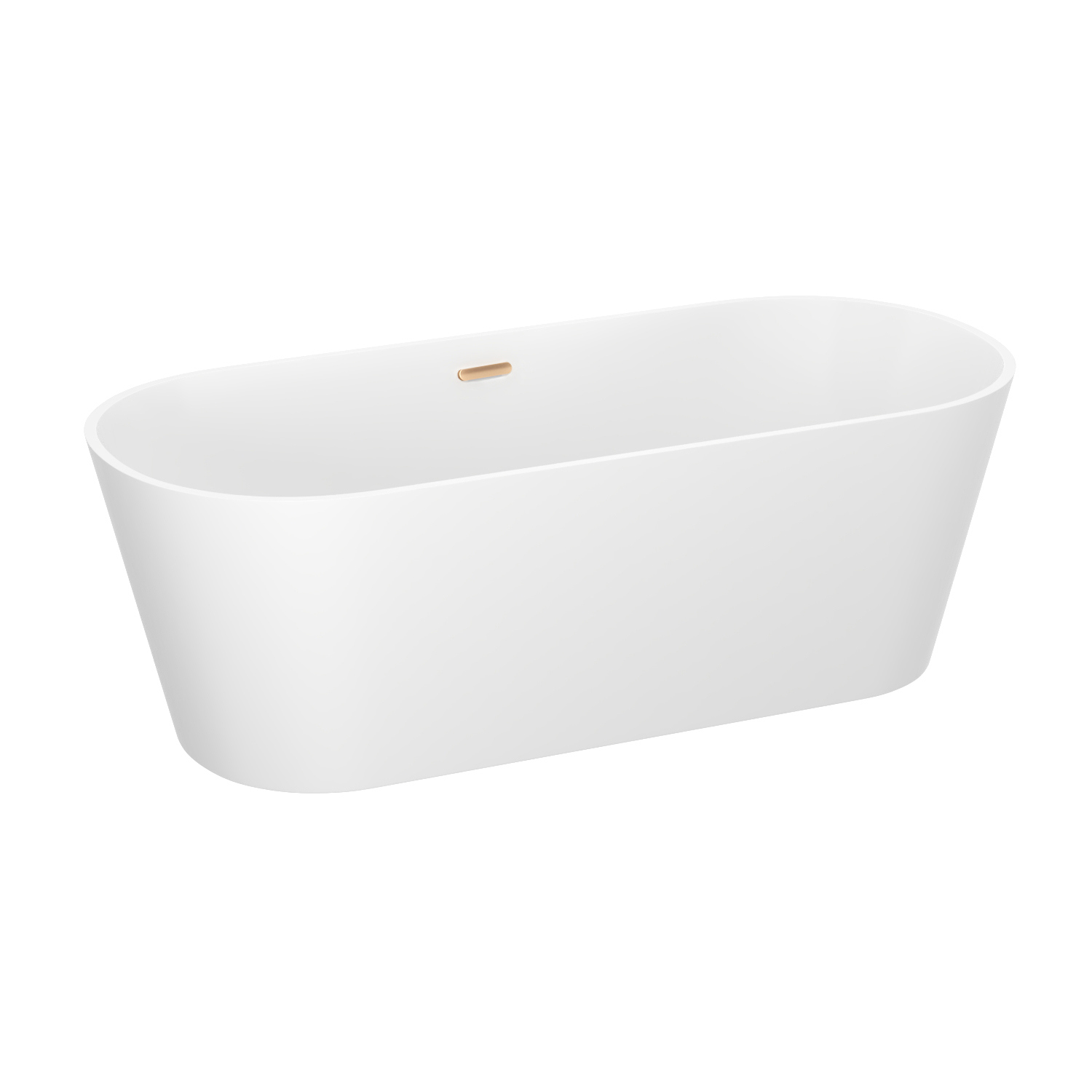 Изображение товара Отдельностоящая ванна Wellsee из акрила 170x75 см с автоматическим сливом