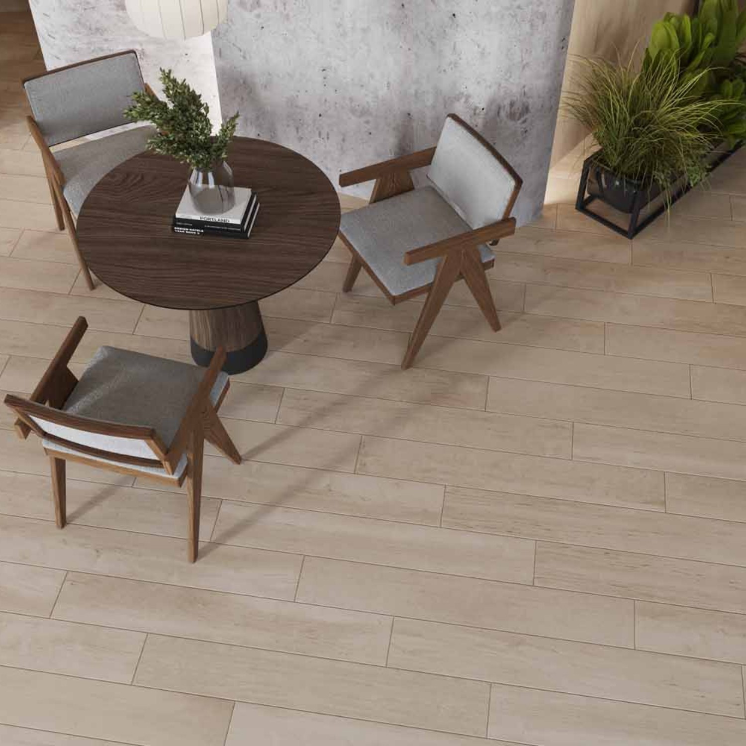Изображение товара Керамогранит Estima Soft Wood SF02 19.4x120 см для пола и стен бежевый