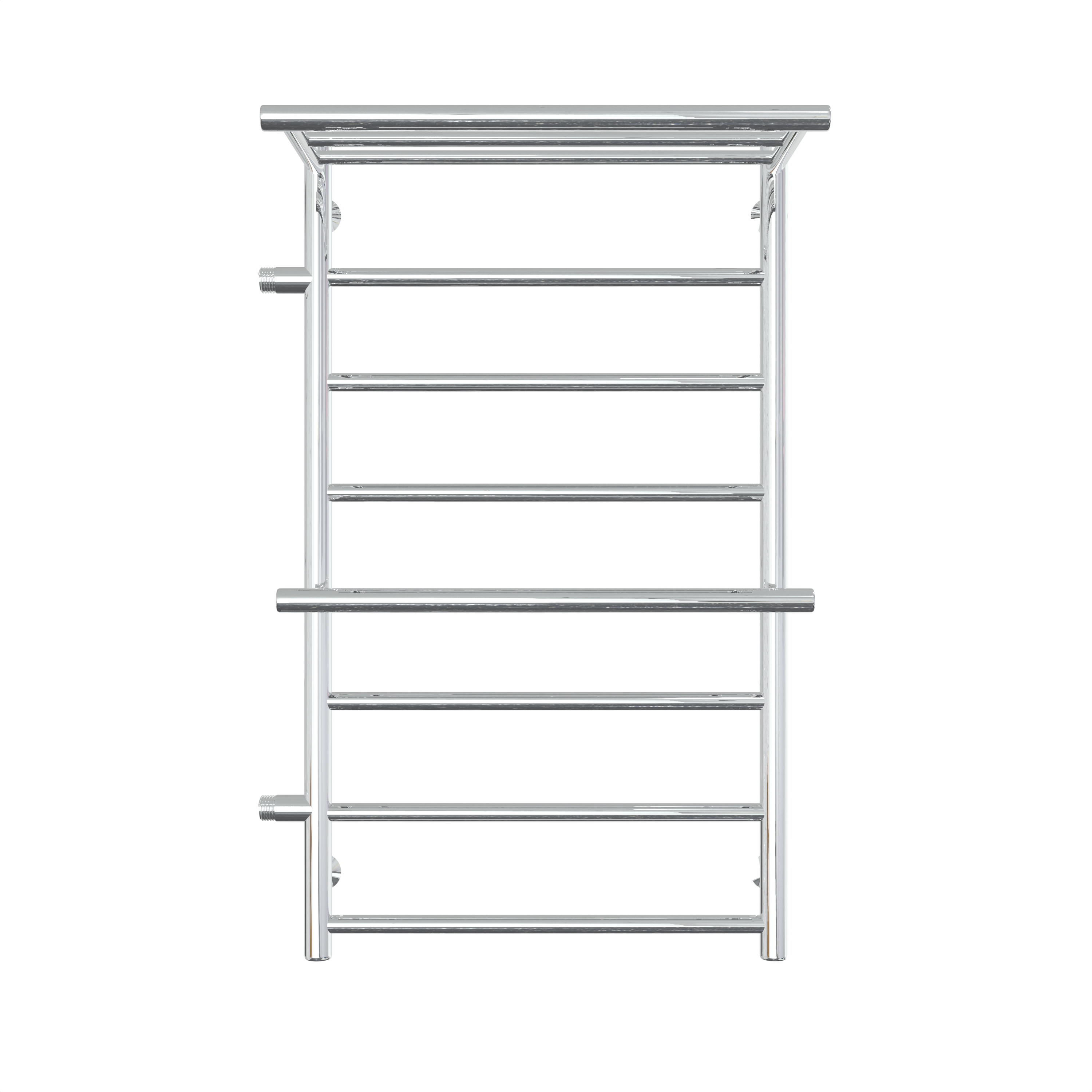 Изображение товара Водяной полотенцесушитель Лавина П9 500х800 с полкой из нержавеющей стали хром