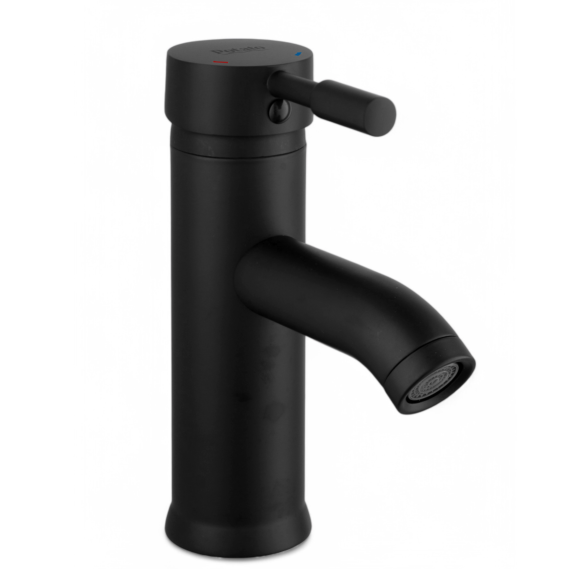 Изображение товара Смеситель для раковины Potato P10711-6 однорычажный цвет черный