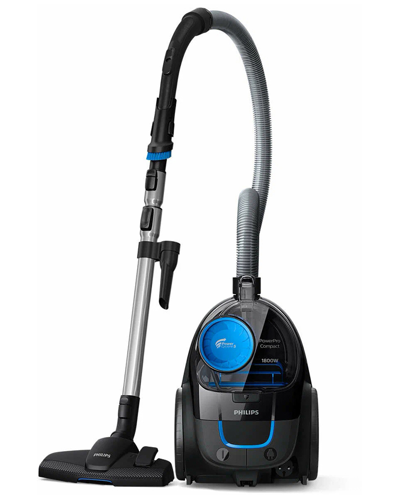 Изображение товара Пылесос с контейнером Philips Fc 9350/01 powerpro compact 1800 Вт 1.5 л цвет синий черный