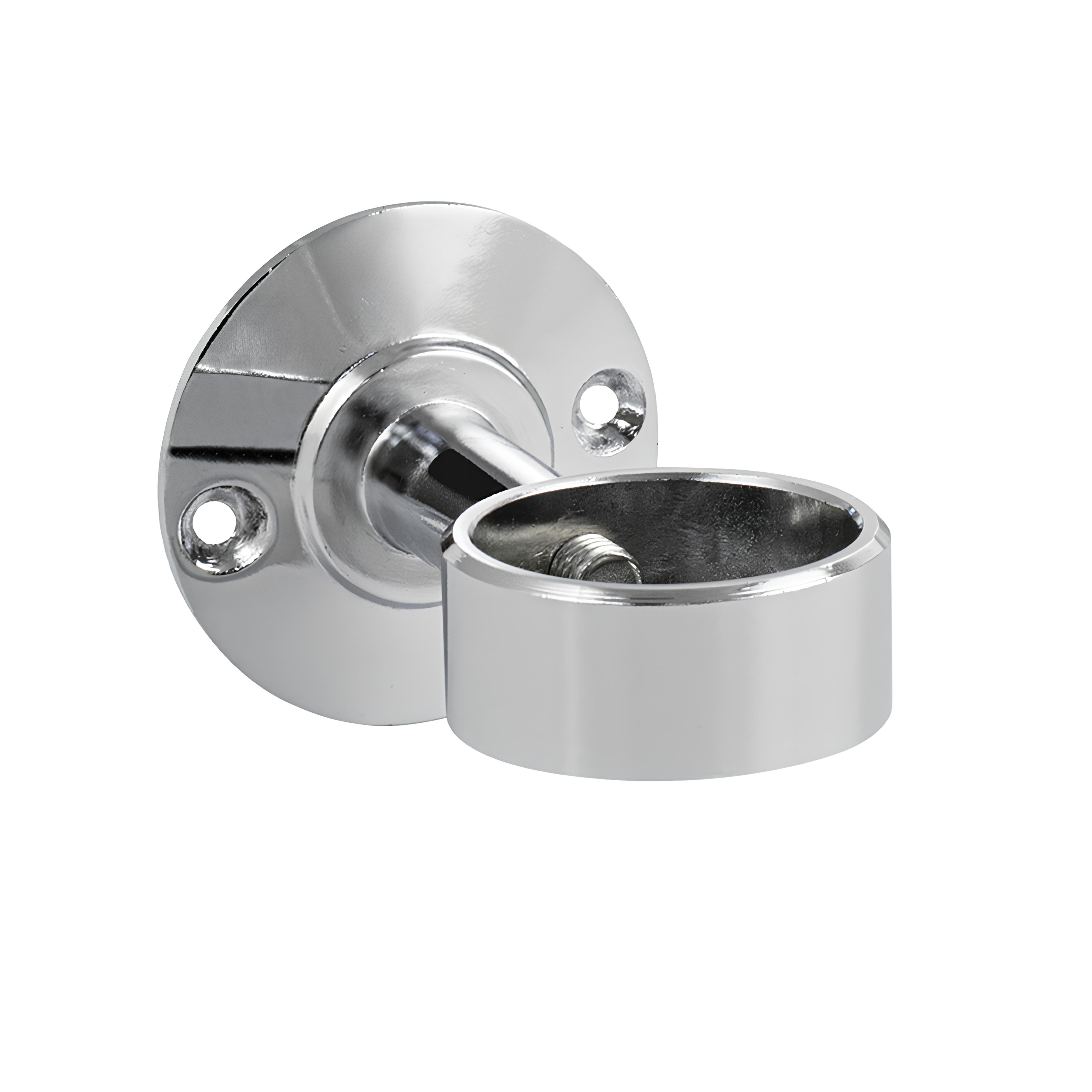 Изображение товара Крепление полотенцесушителя Do.korona DK-446 с кольцом диаметр 4 см хромированное