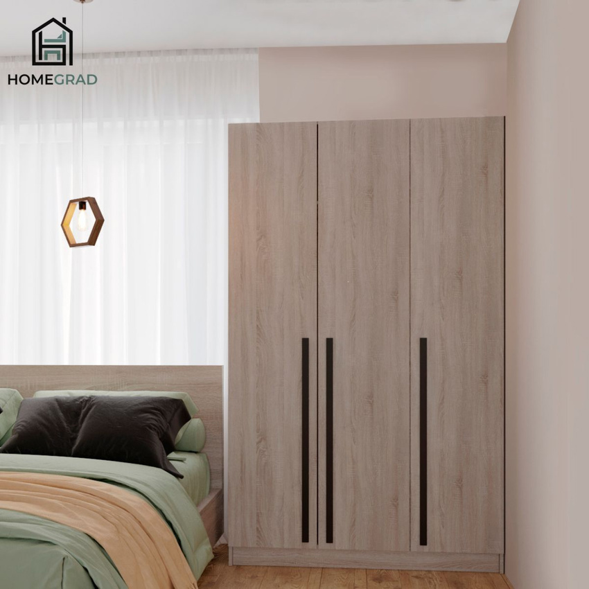 Изображение товара Шкаф Homegrad БОСТОН120СОН 120x220x52 см дуб сонома для спальни и прихожей