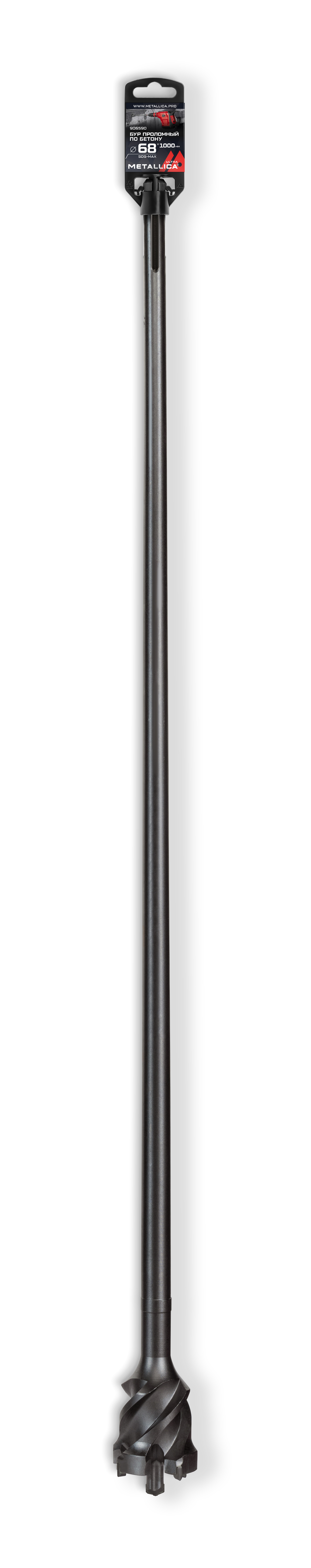 Изображение товара Бур по бетону SDS Max Metallica 906590 68x1000 мм с твердосплавными напайками