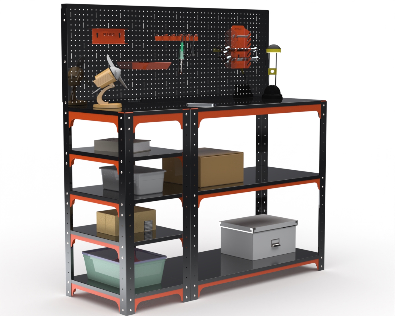 Изображение товара Стол-верстак Metalex Kit 204561 260 кг прочности сборно-разборный