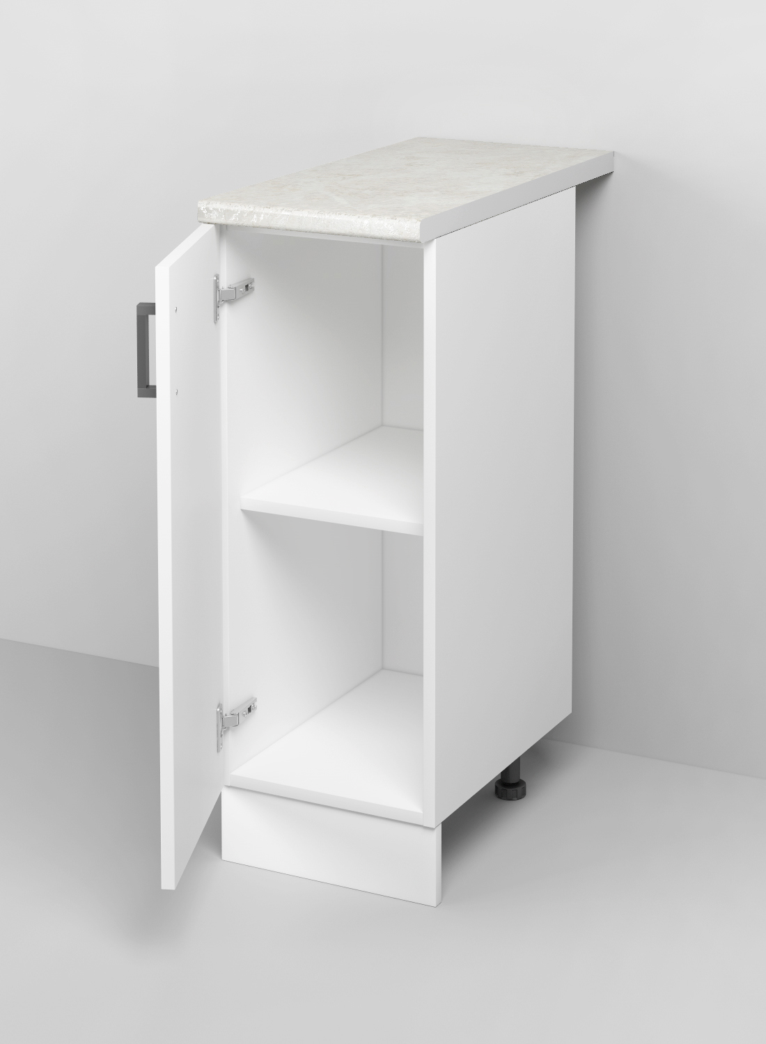 Изображение товара Напольный шкаф Кухонный модуль напольный Regent style 30x82.8x60 см ЛДСП цвет белый