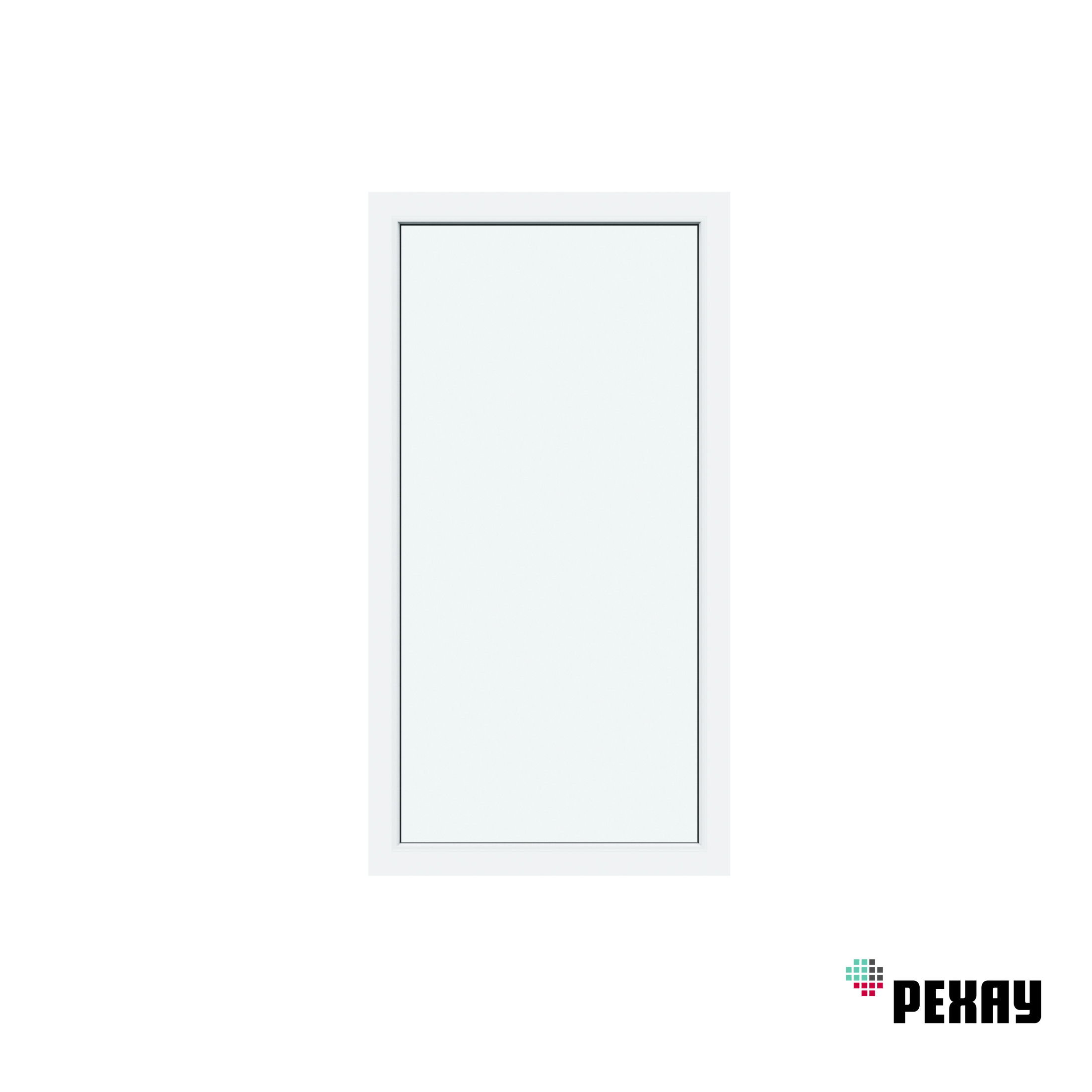 Изображение товара Окно ПВХ глухое 130x70 см REHAU Blitz, 1-камерное