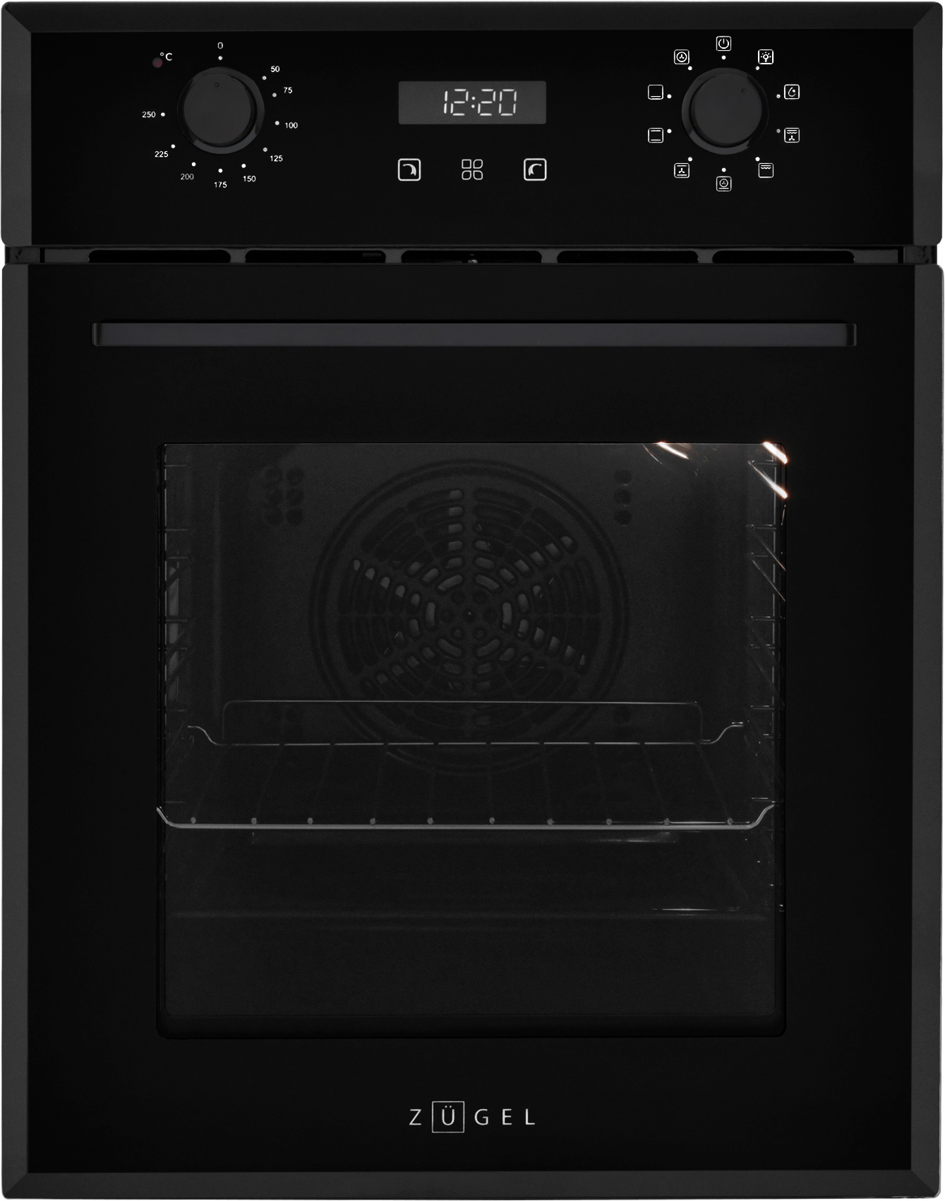 Изображение товара Встраиваемый духовой шкаф Zugel Zoe452B 45x59.50x56.50 см цвет черный