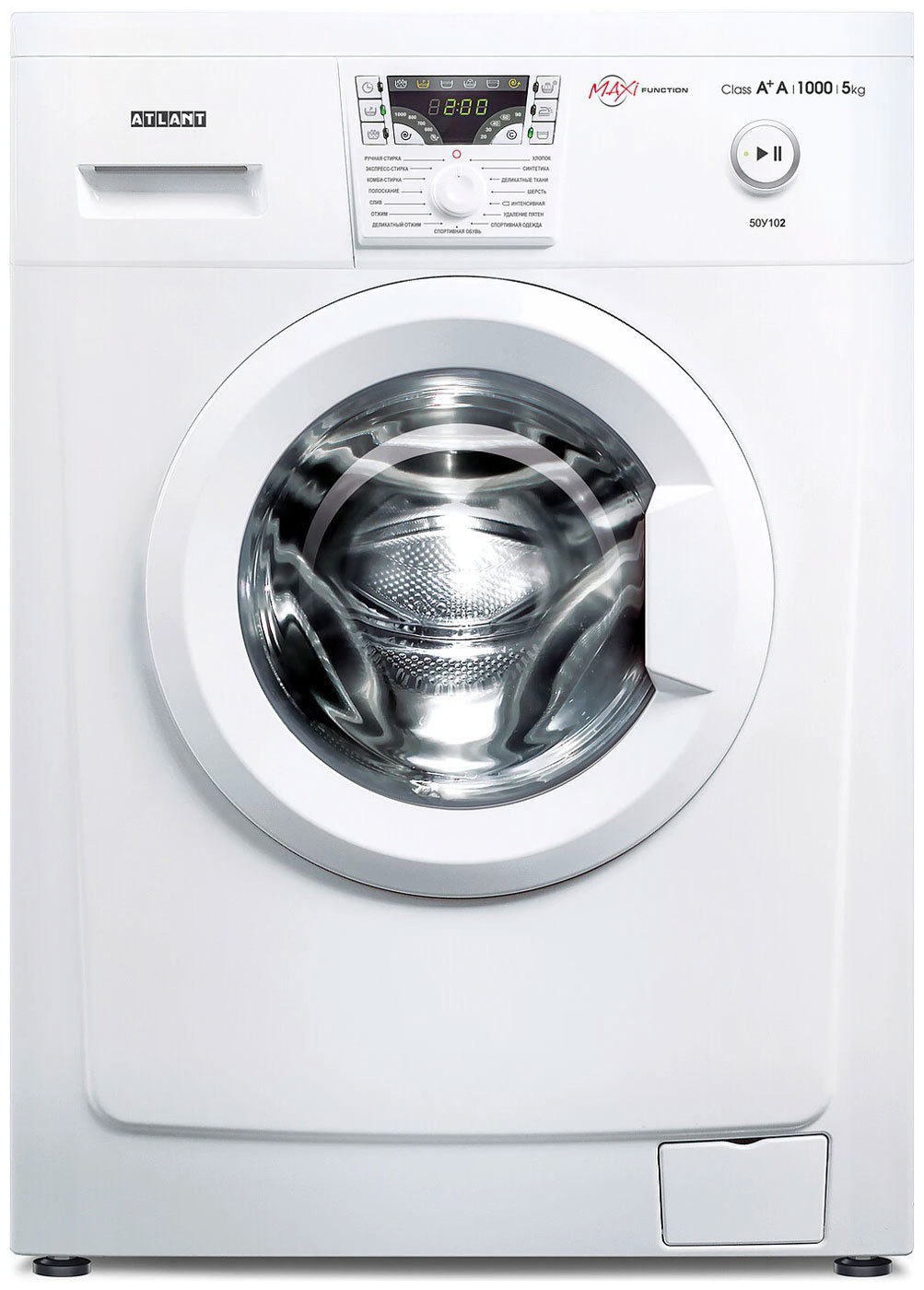 Изображение товара Стиральная машина Atlant Сма 50 у 102 59.6x84.6x40 см 5 кг цвет белый