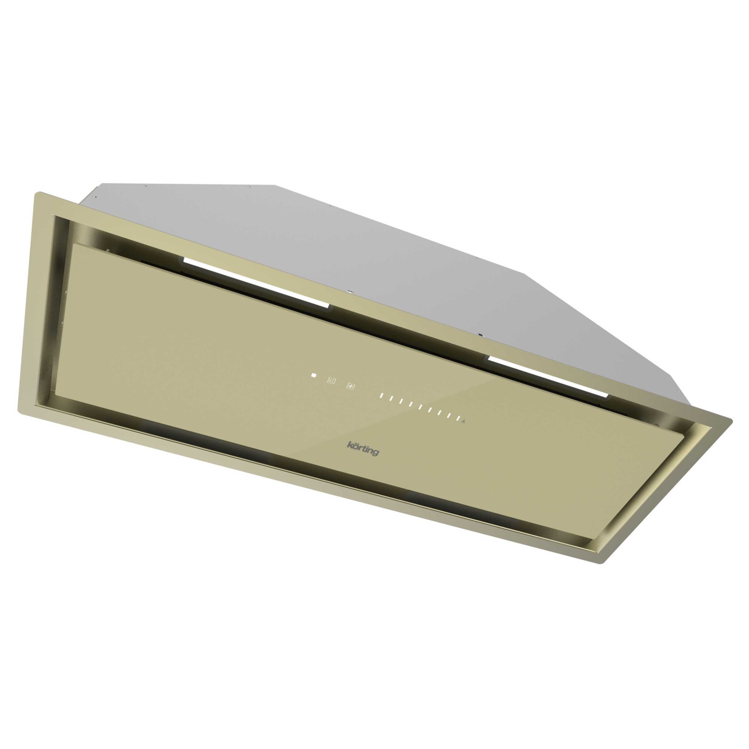 Изображение товара Встраиваемая вытяжка Korting KHI 9997 GB 79.8 см бежевое стекло