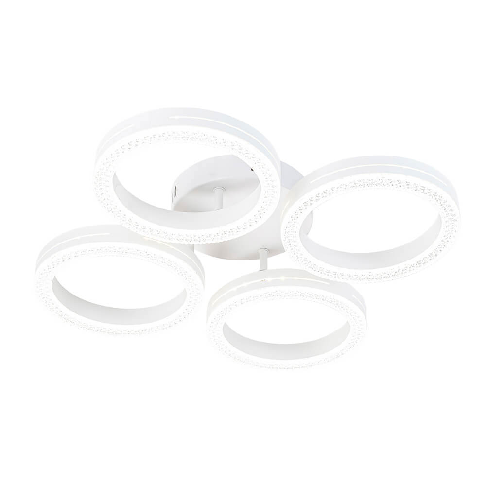 Изображение товара Люстра потолочная светодиодная Escada Fianit 10282--4LED белый современный стиль