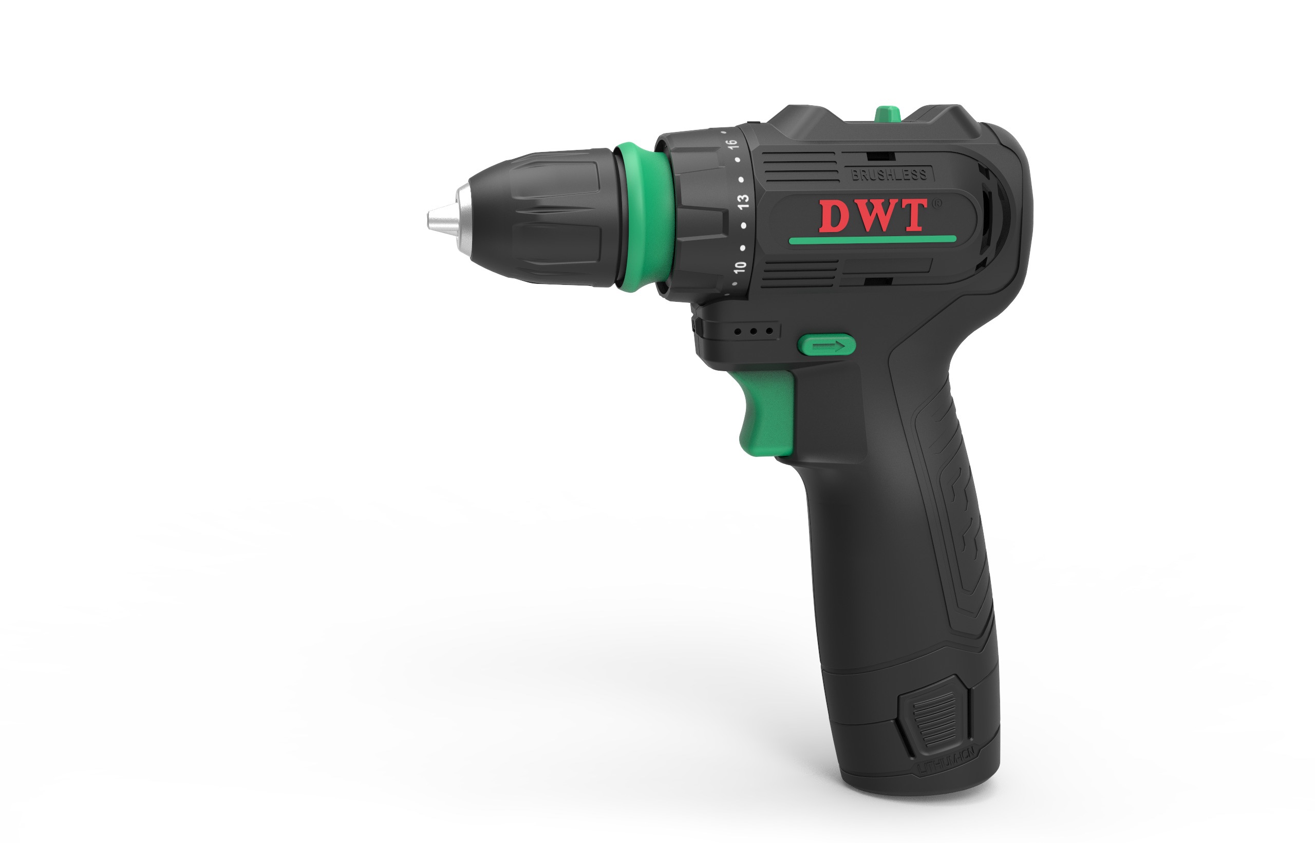 Изображение товара Бесщеточная аккумуляторная дрель-шуруповерт DWT ABSP-12 NQ-2 BMC 12 В