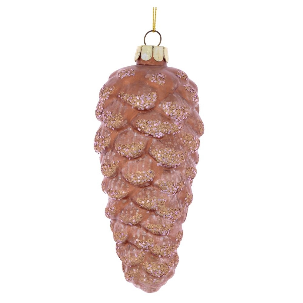Изображение товара Елочная игрушка 256278 12.5 см x 5 см розовый