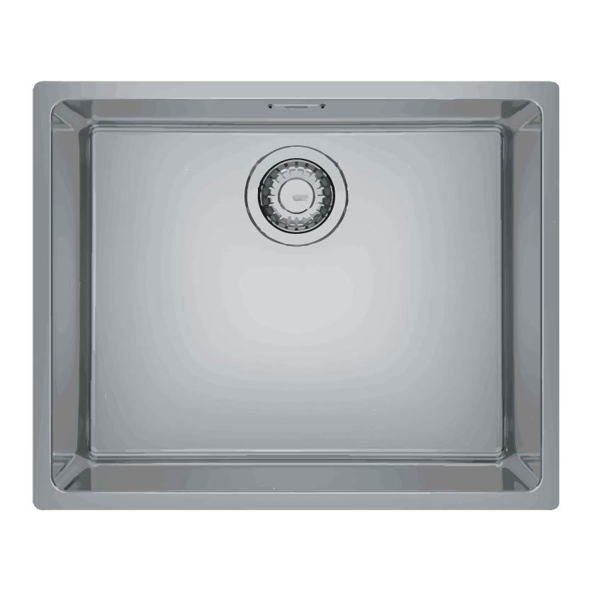 Изображение товара Врезная кухонная мойка Franke FEx110-50 из нержавеющей стали, прямоугольная