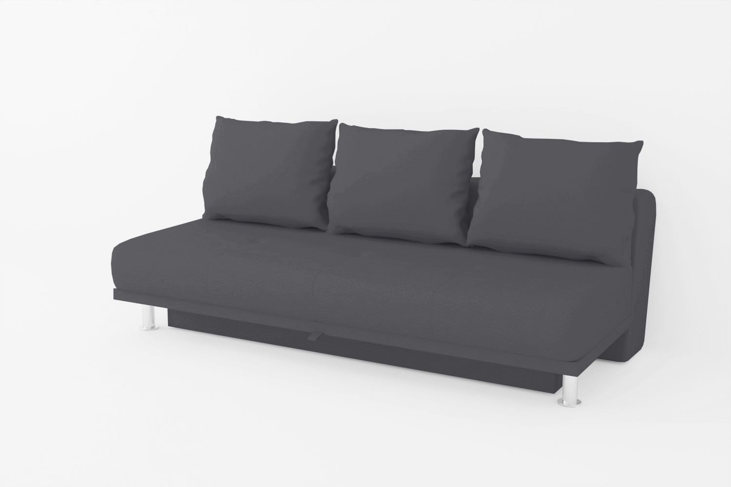 Изображение товара Диван раскладной Edlen 097 195x70x92 см рогожка цвет grafit