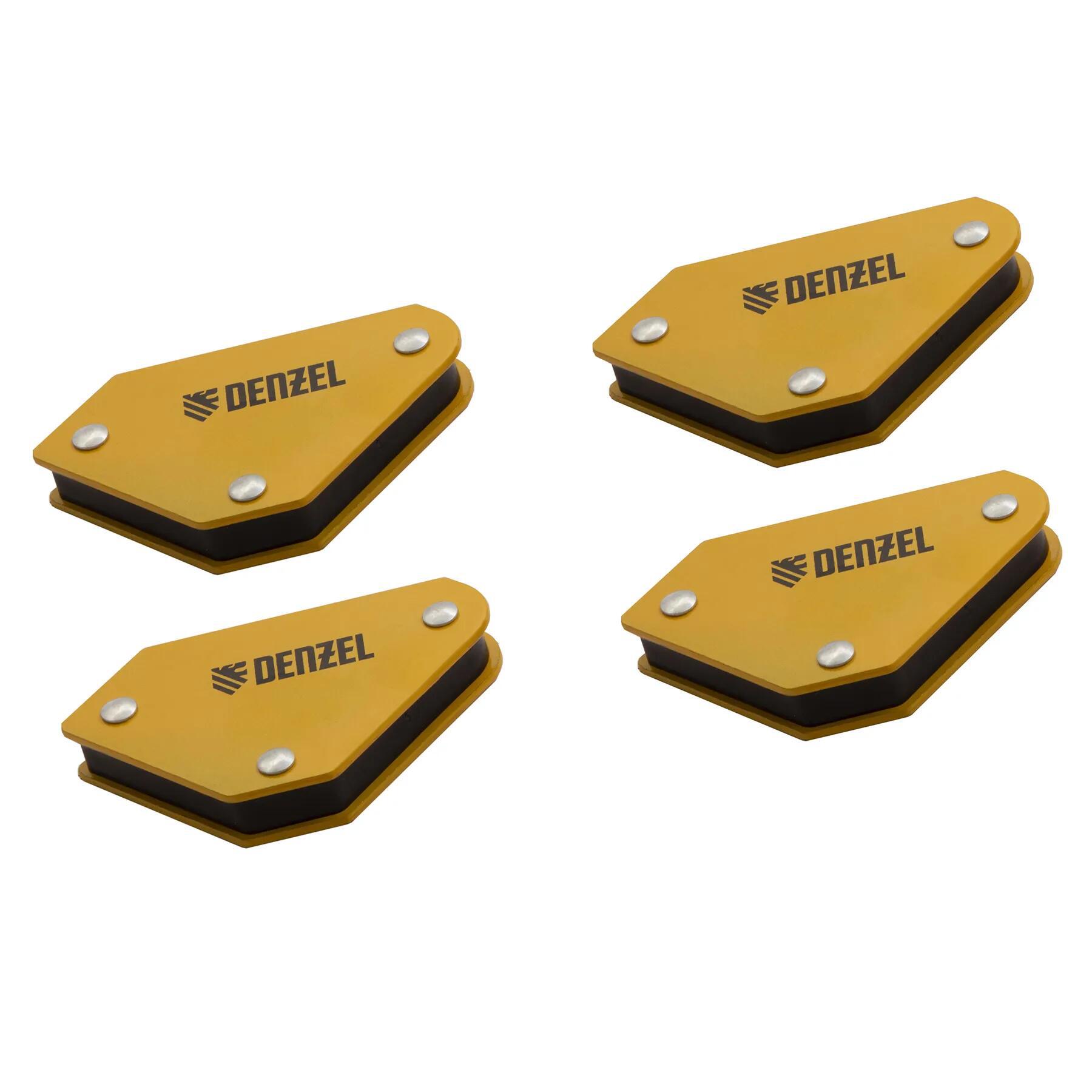 Изображение товара Набор магнитов для сварки Denzel 97555 4 шт 4 кг универсальные фиксаторы