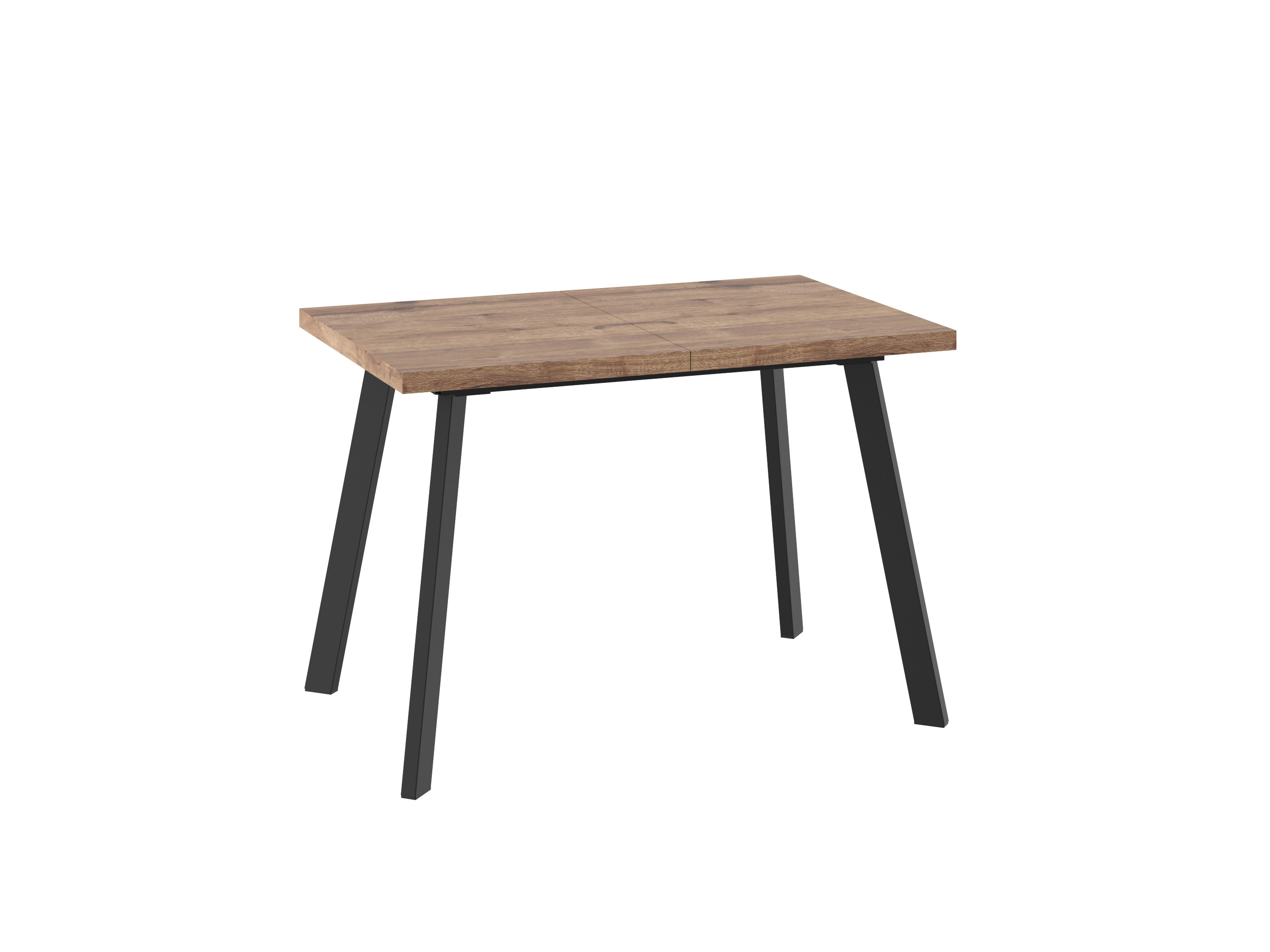 Изображение товара Кухонный стол прямоугольный Mamadoma Стол 110x110 см лдсп цвет дуб веллингтон/черный