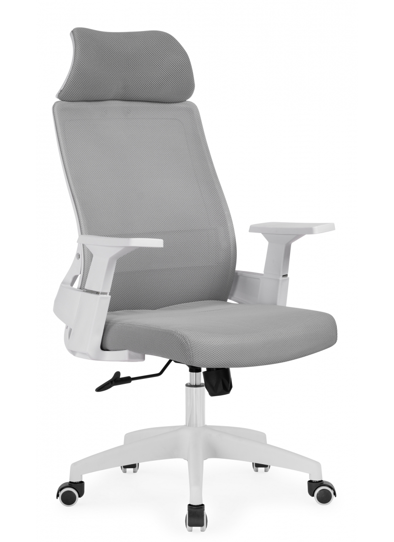 Изображение товара Офисное кресло Woodville 15607 62x114x66 см ткань цвет белый, серый