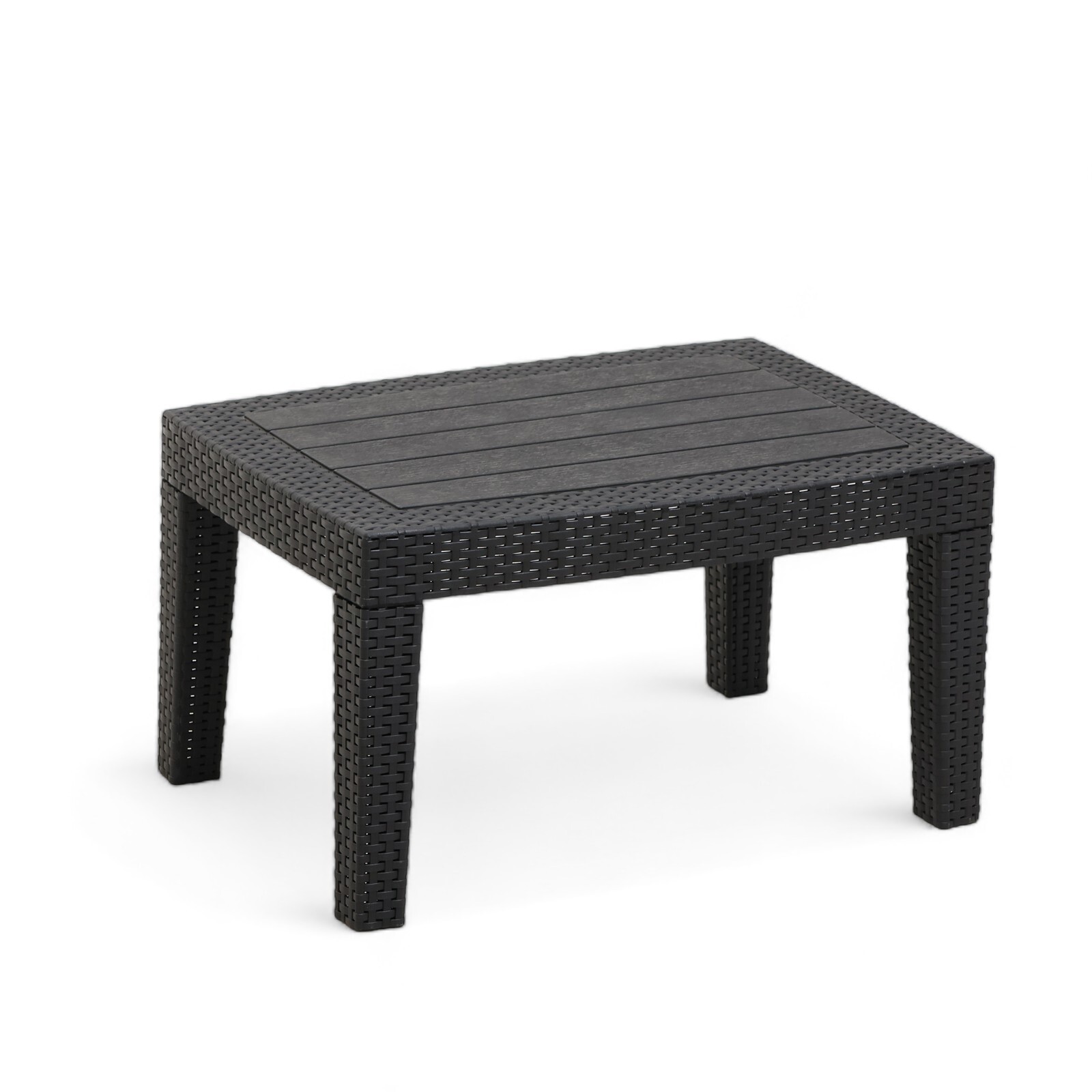 Изображение товара Садовый стол Бора нераздвижной коричневый 50.5 см x 70.5 см x 38.5 см